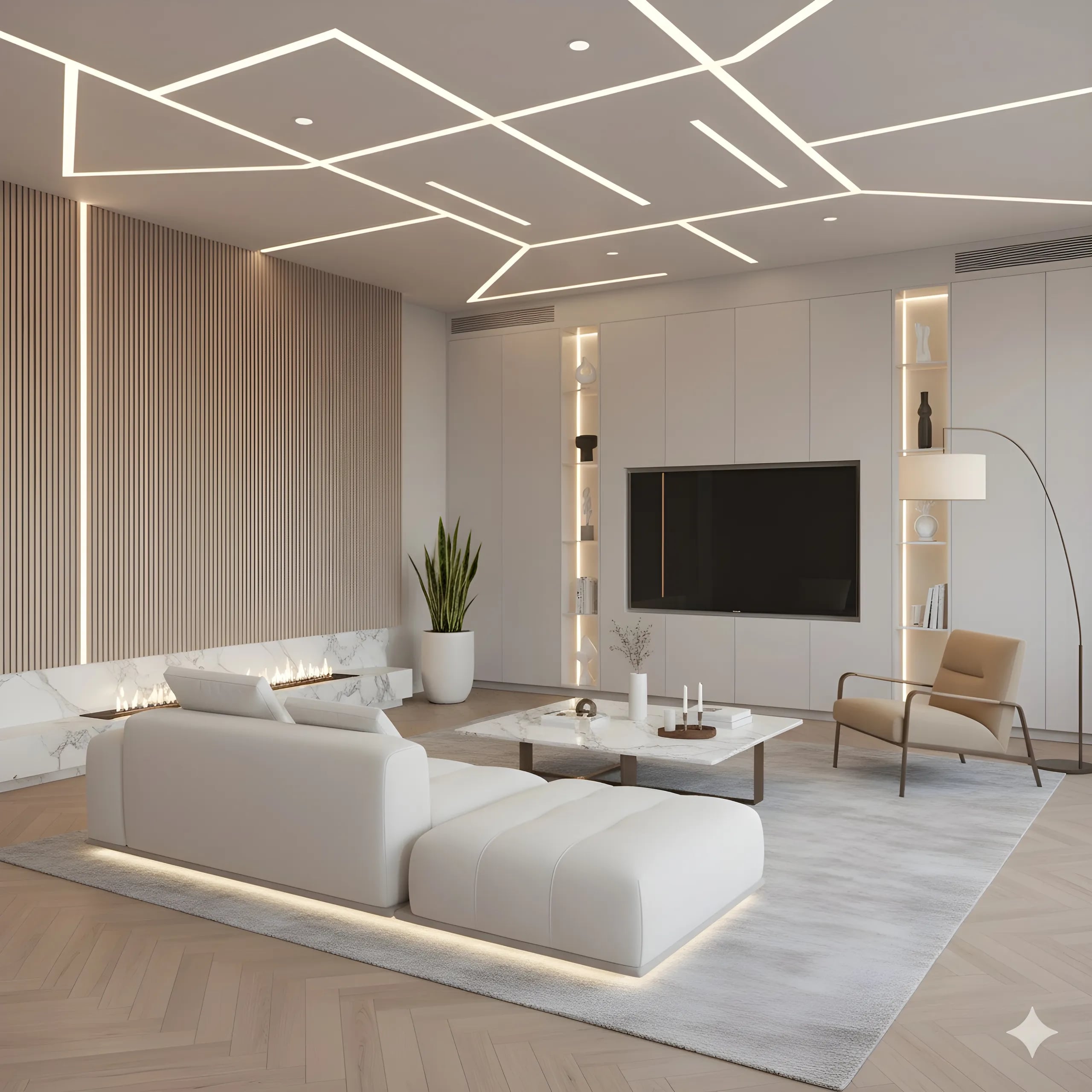 Zora — Design intérieur, matières et lumière