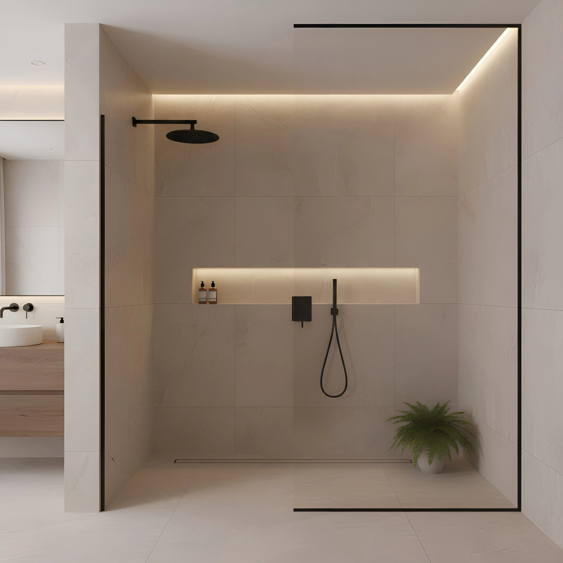 Vue intérieure du projet Gold Garden - Espace de vie