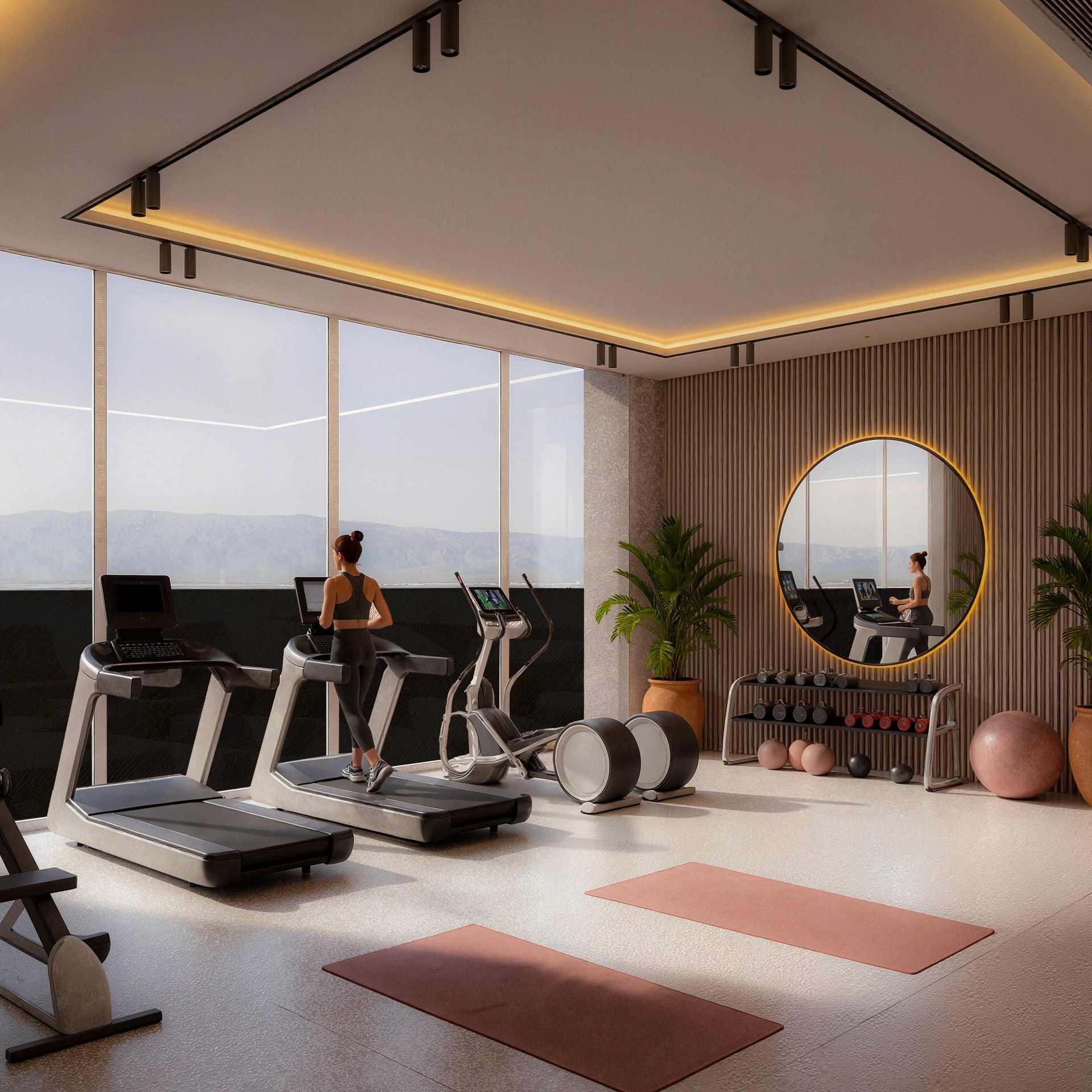 Détails architecturaux du projet Gold Garden