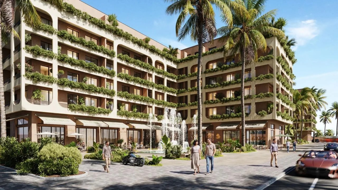 The Grand Central, façade contemporaine au cœur de l'Hivernage à Marrakech